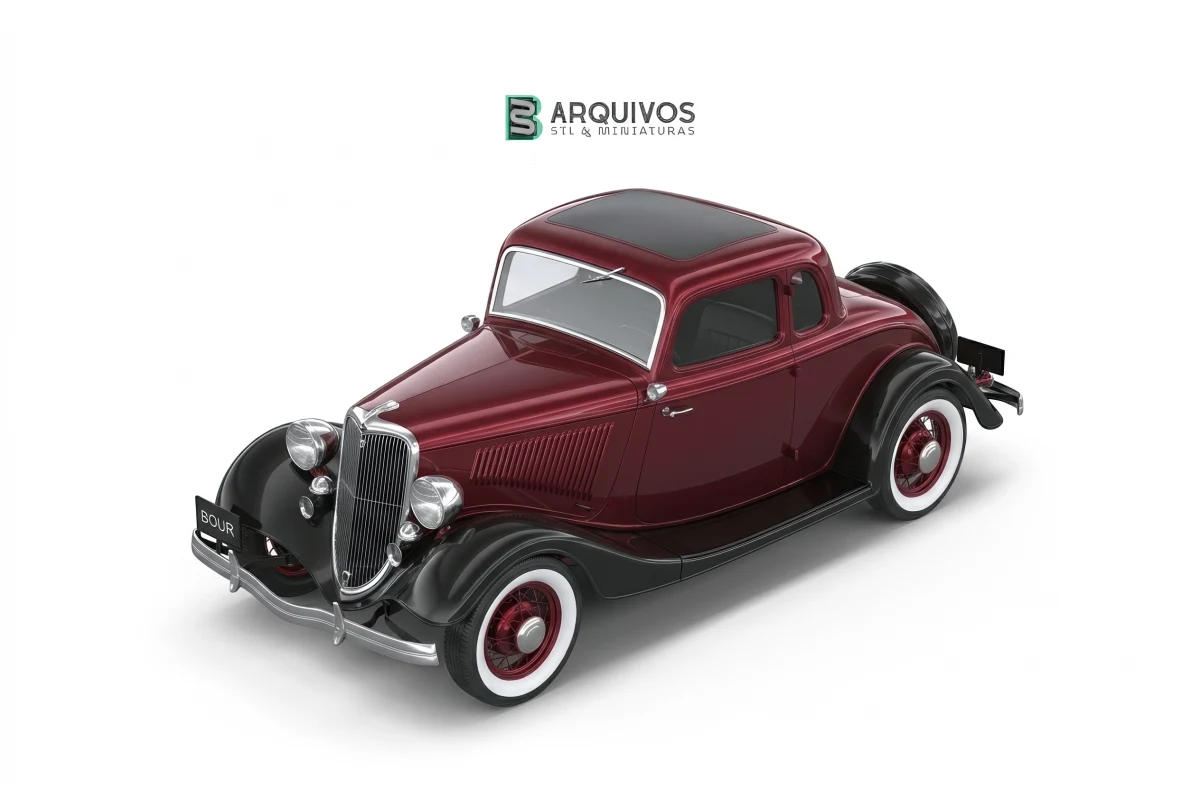 Modelo 3D STL - Ford Coupe 1934 — foto 5